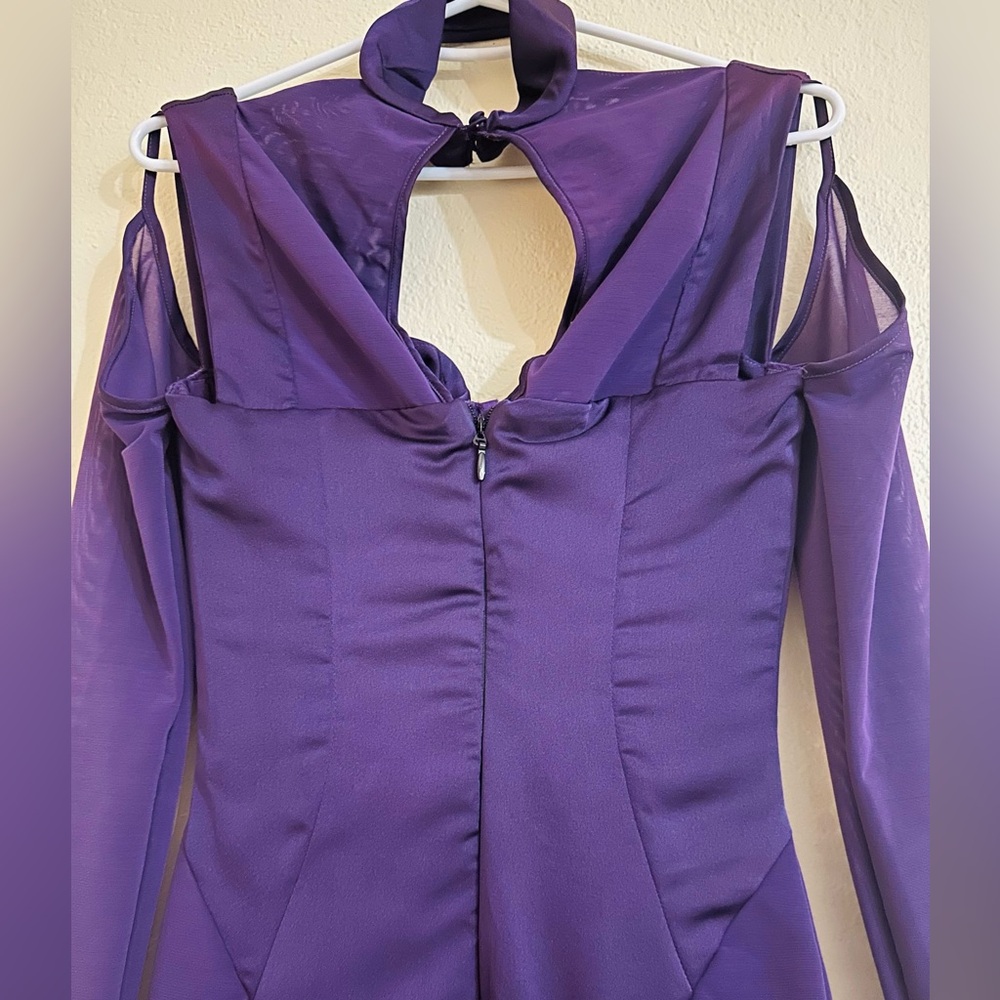 SOLD - HOUSE OF CB Talika Midi Dress in Grape size XS Plus cup D/E New WO Tags - Picture 5 of 8